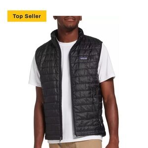 Patagonia Men's Black Quilted Vest
